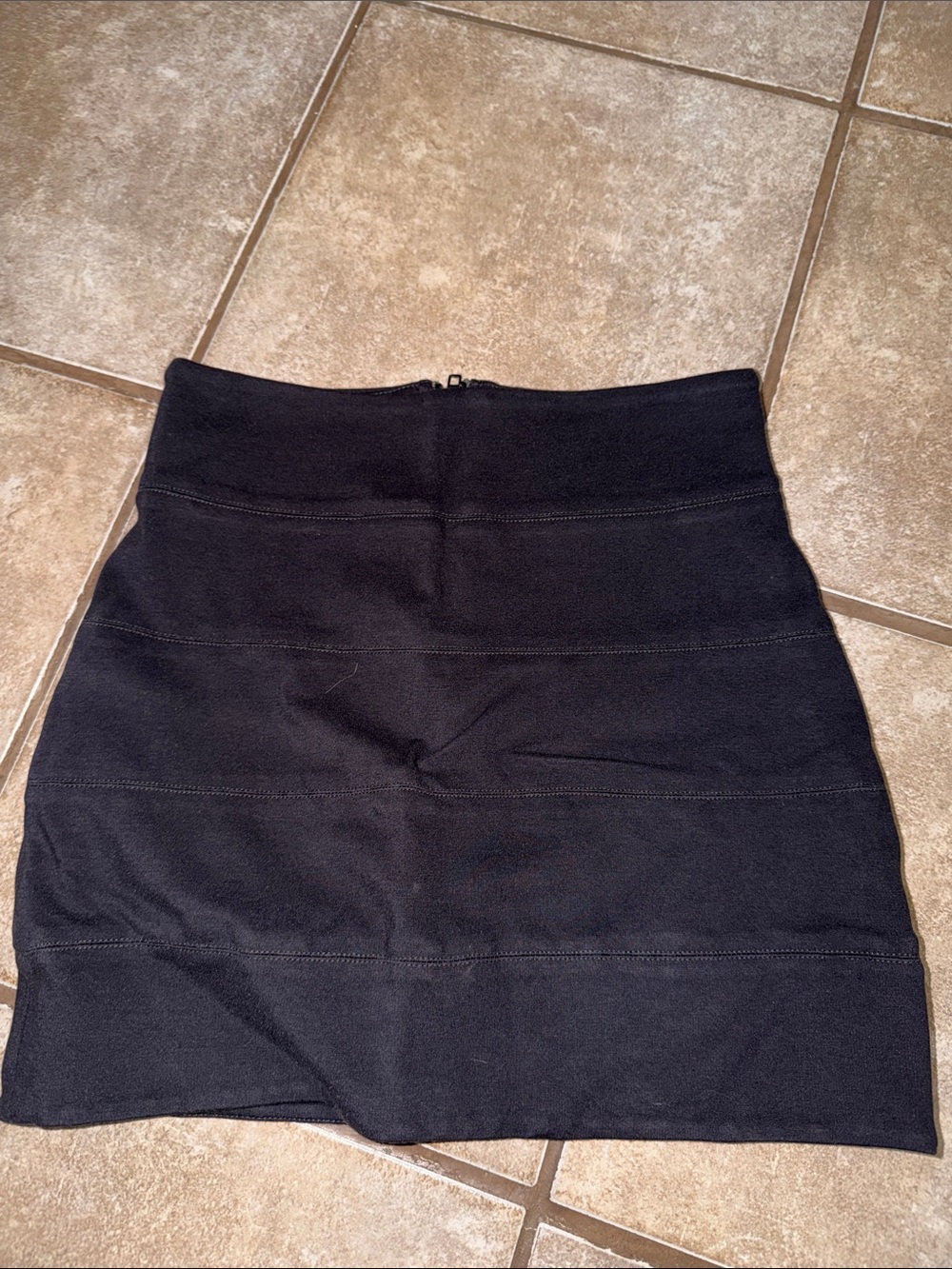 Talula Black High-Waist Pencil Mini Skirt